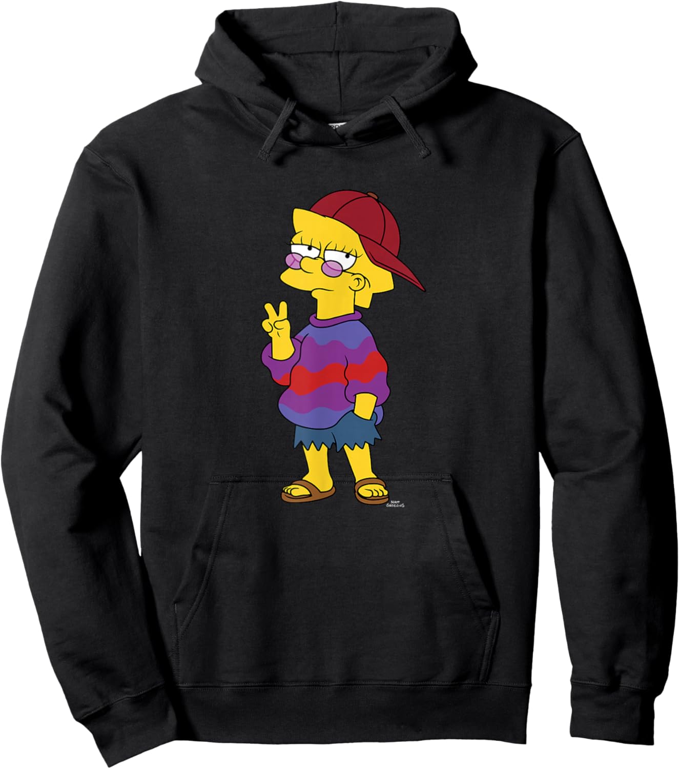 The Simpsons Cool Lisa C2 Hoodie - Hoodie | Black