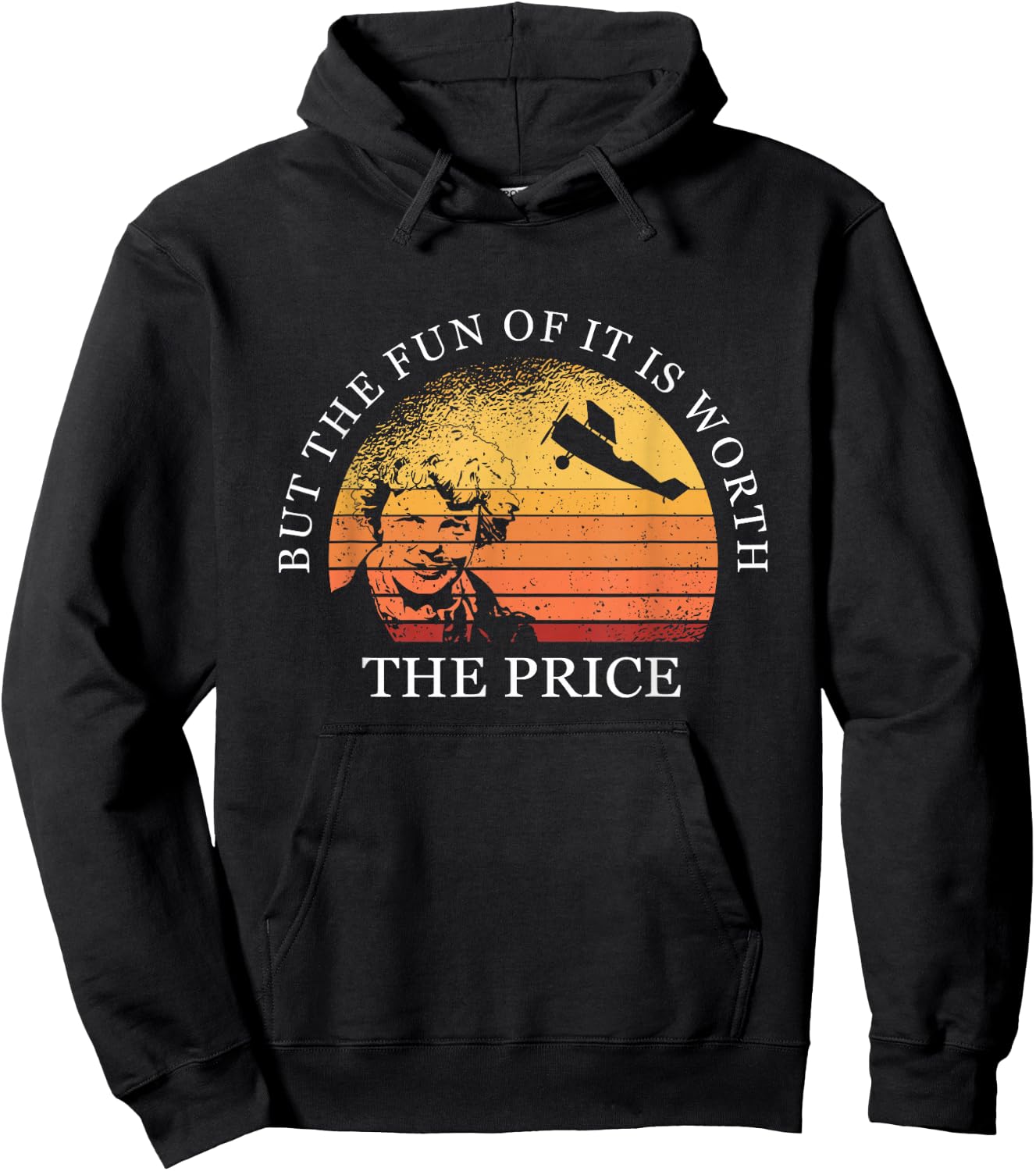 But The Fun Of It Is Worth The Price Earhart Day Hoodie - Hoodie | Black