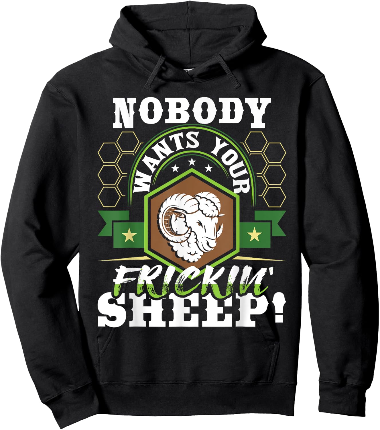 Nobody Wants Your Sheep - Funny Tabletop Game Board Gaming Hoodie - Hoodie | Black