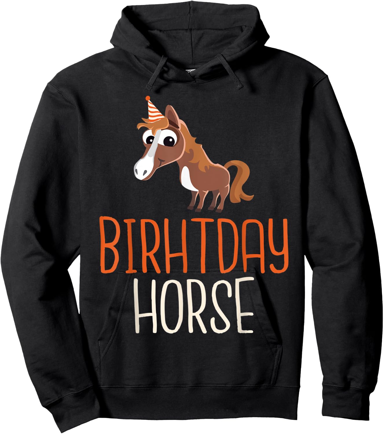 Birthday Horse Riding Hoodie - Hoodie | Black