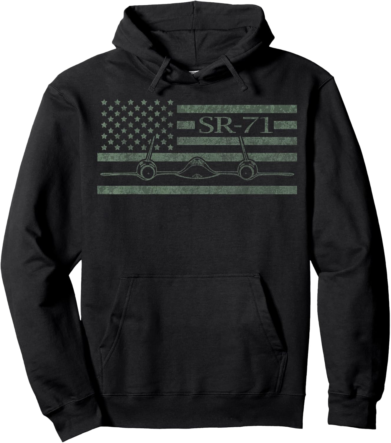 SR-71 Jet US Military Aircraft Black Bird Hoodie - Hoodie | Black