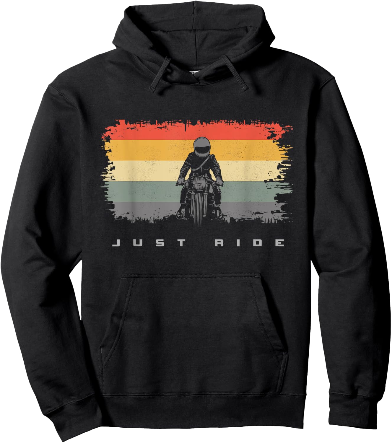 Motorcycle Apparel - Biker Motorcycle Hoodie - Hoodie | Black