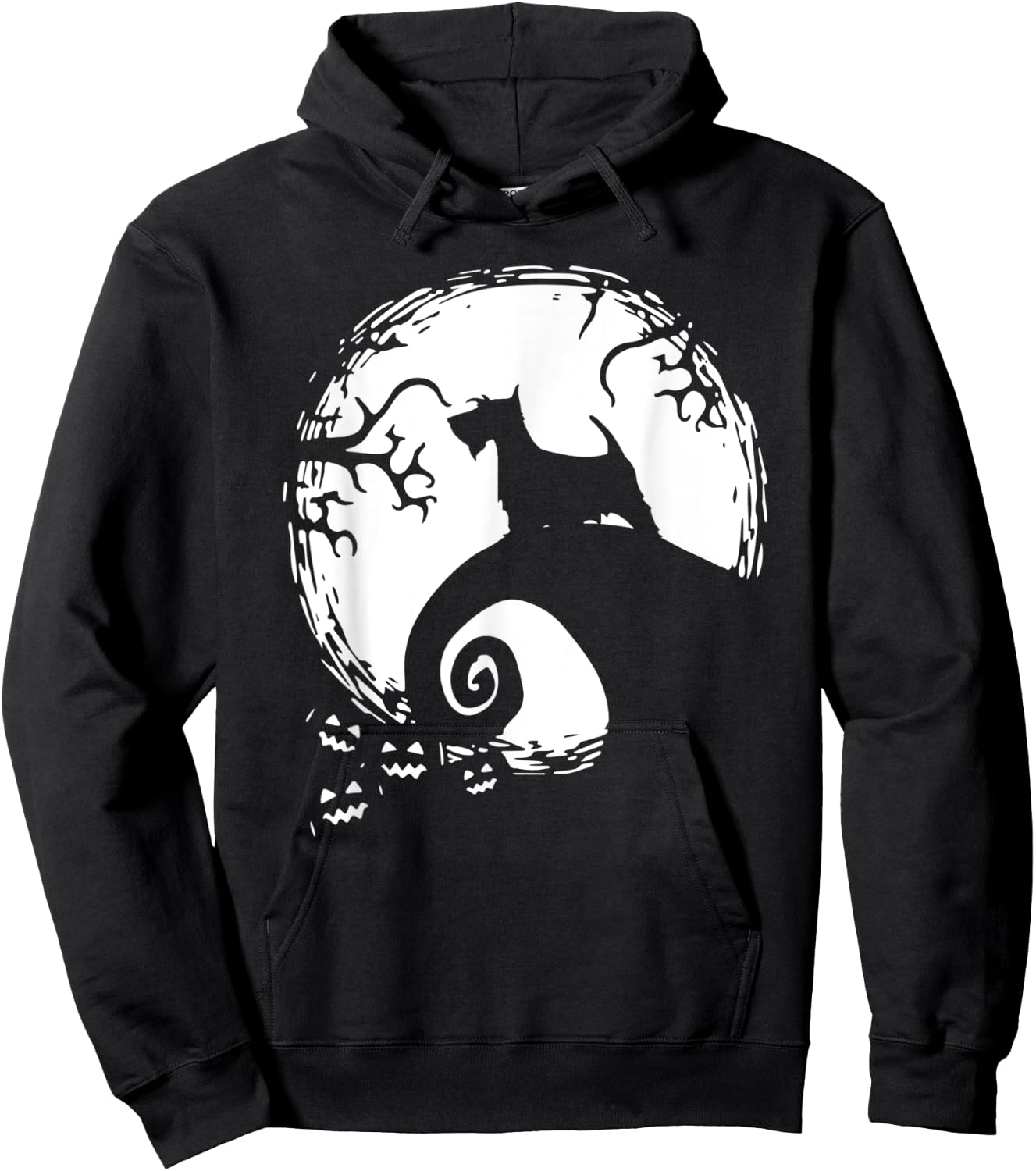 Scottish Terrier Moon Halloween Hoodie - Hoodie | Black