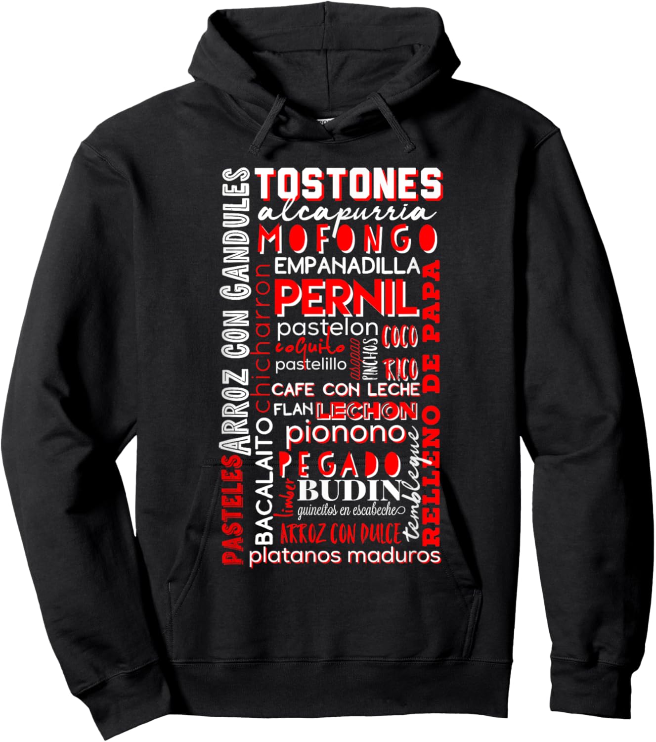 Puerto Rican Food Puerto Rico Foodie Chef Boricua Lechón Hoodie - Hoodie | Black