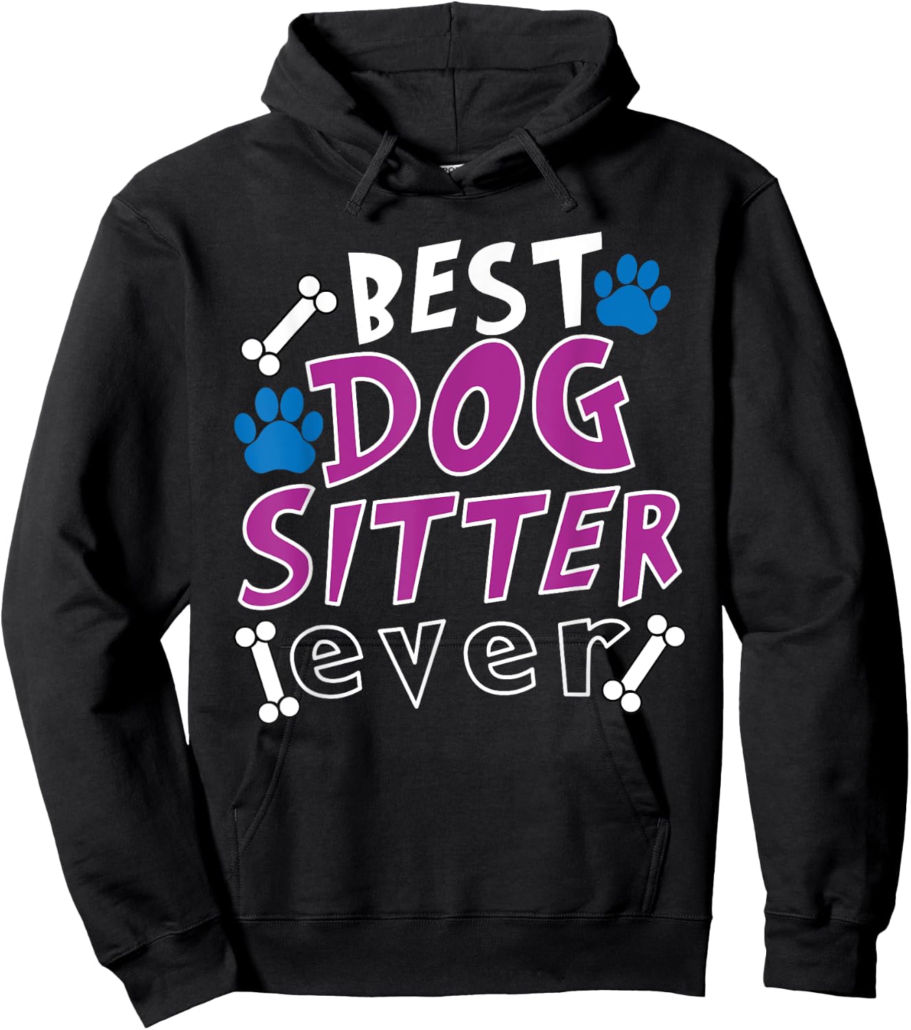 Best Dog Sitter Ever Dog Walking Pet Sitter Hoodie - Hoodie | Black
