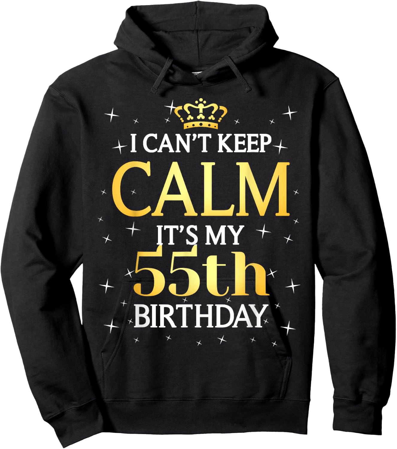 55 Year Old Men Women Birthday Gift It's My 55th Birthday Hoodie - Hoodie | Black