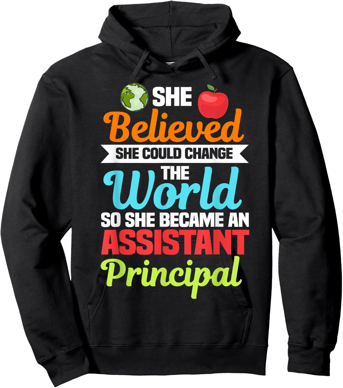 Assistant Principal Headmistress Deputy School Associate Hoodie - Hoodie | Black