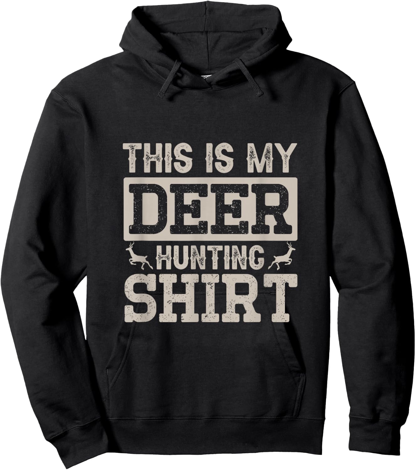 This is My Deer Hunting shirt Hoodie - Hoodie | Black