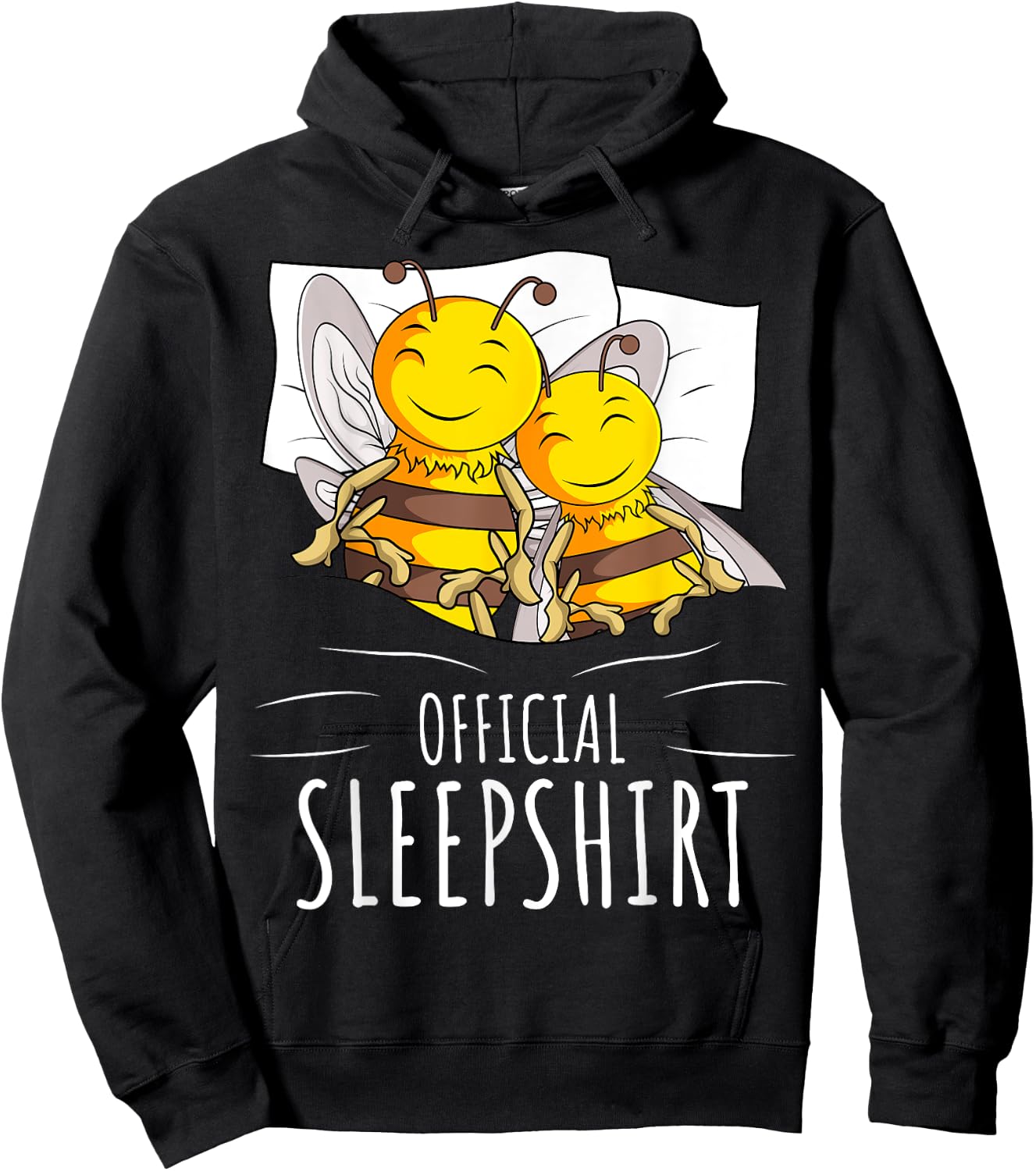 Bee Beekeeper Official Sleepshirt Hoodie - Hoodie | Black