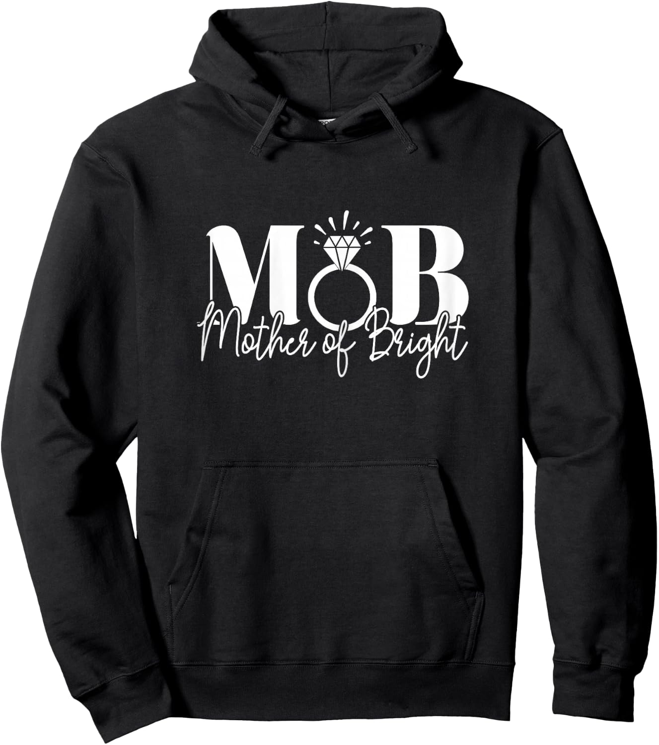 Bachelorette Party Wedding Mom Mother of the Bride Hoodie - Hoodie | Black