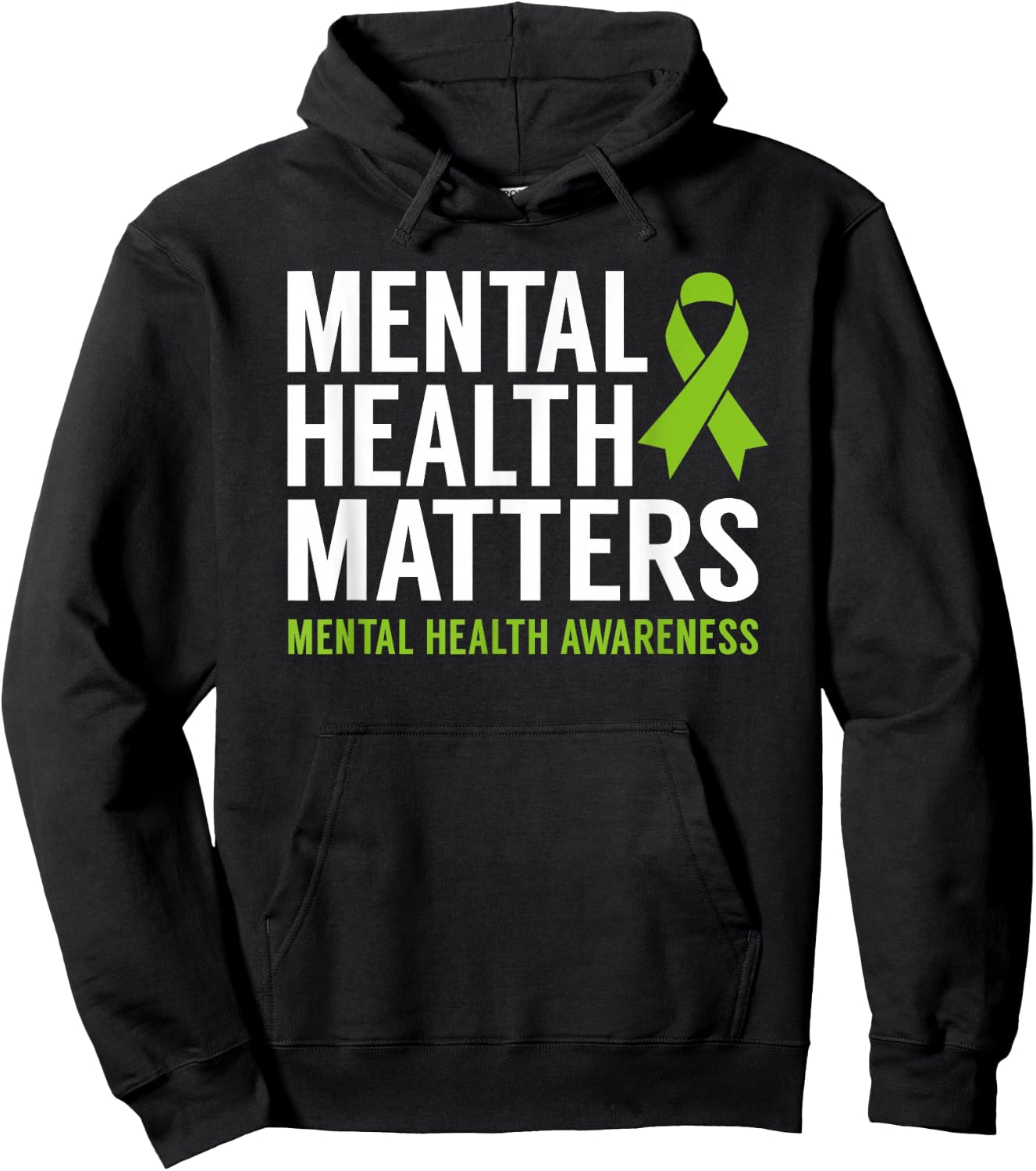 Mental Health Matters Men Women Kids Mental Health Awareness Hoodie - Hoodie | Black