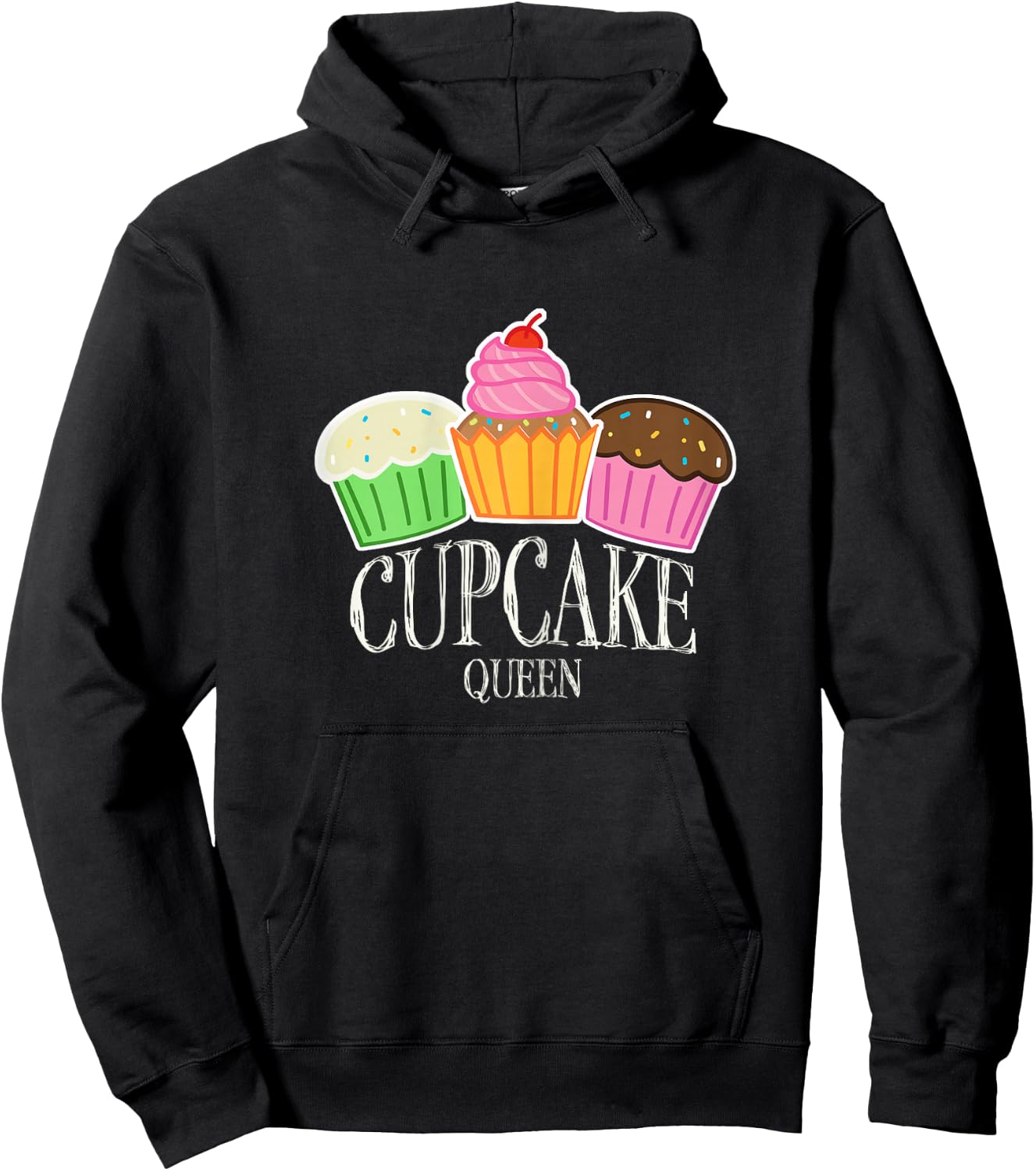 Confectioners Patissier Sweets Cupcake Queen Hoodie - Hoodie | Black
