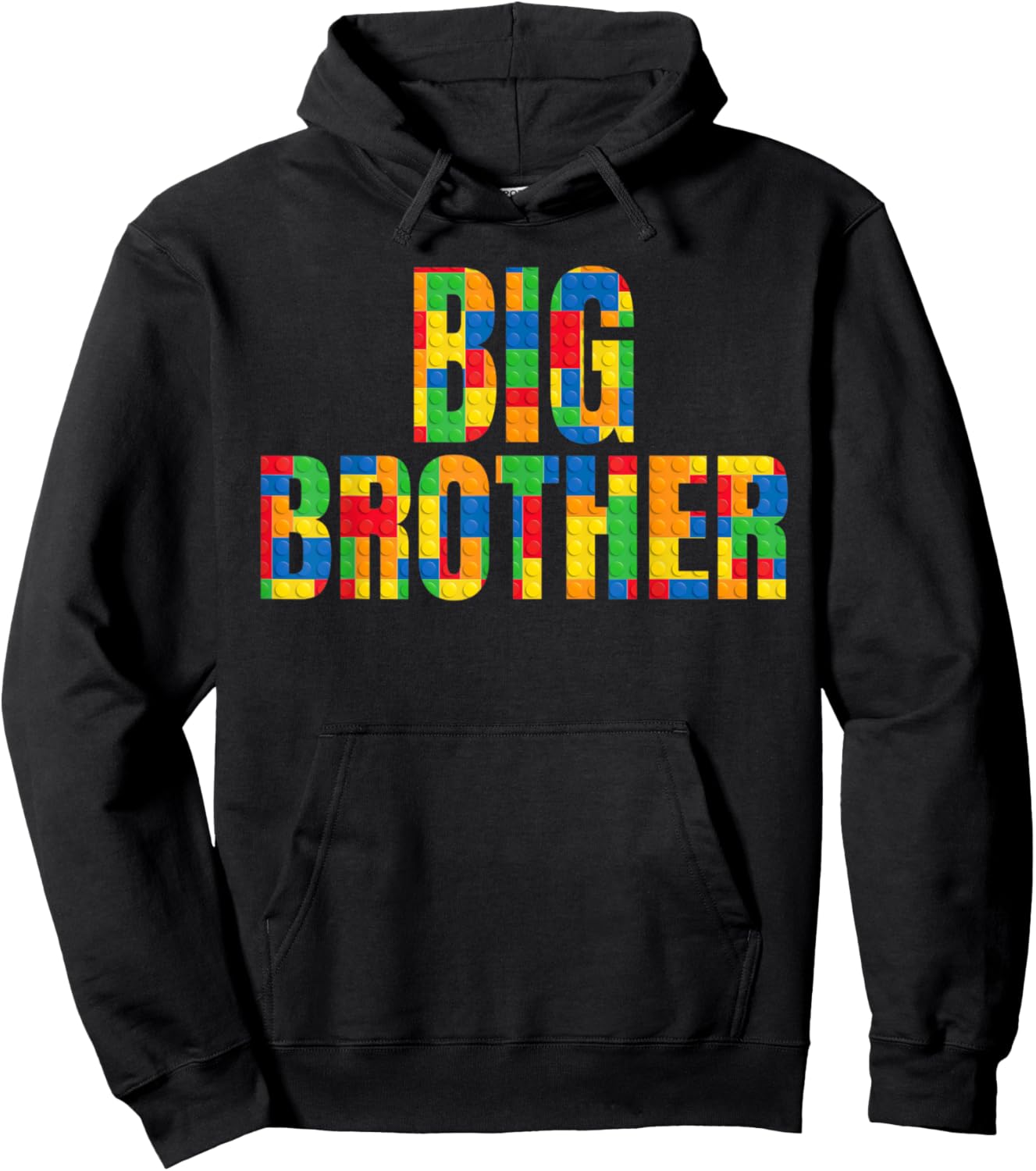 Big Brother Brick Master Builder Building Blocks Set Family Hoodie - Hoodie | Black
