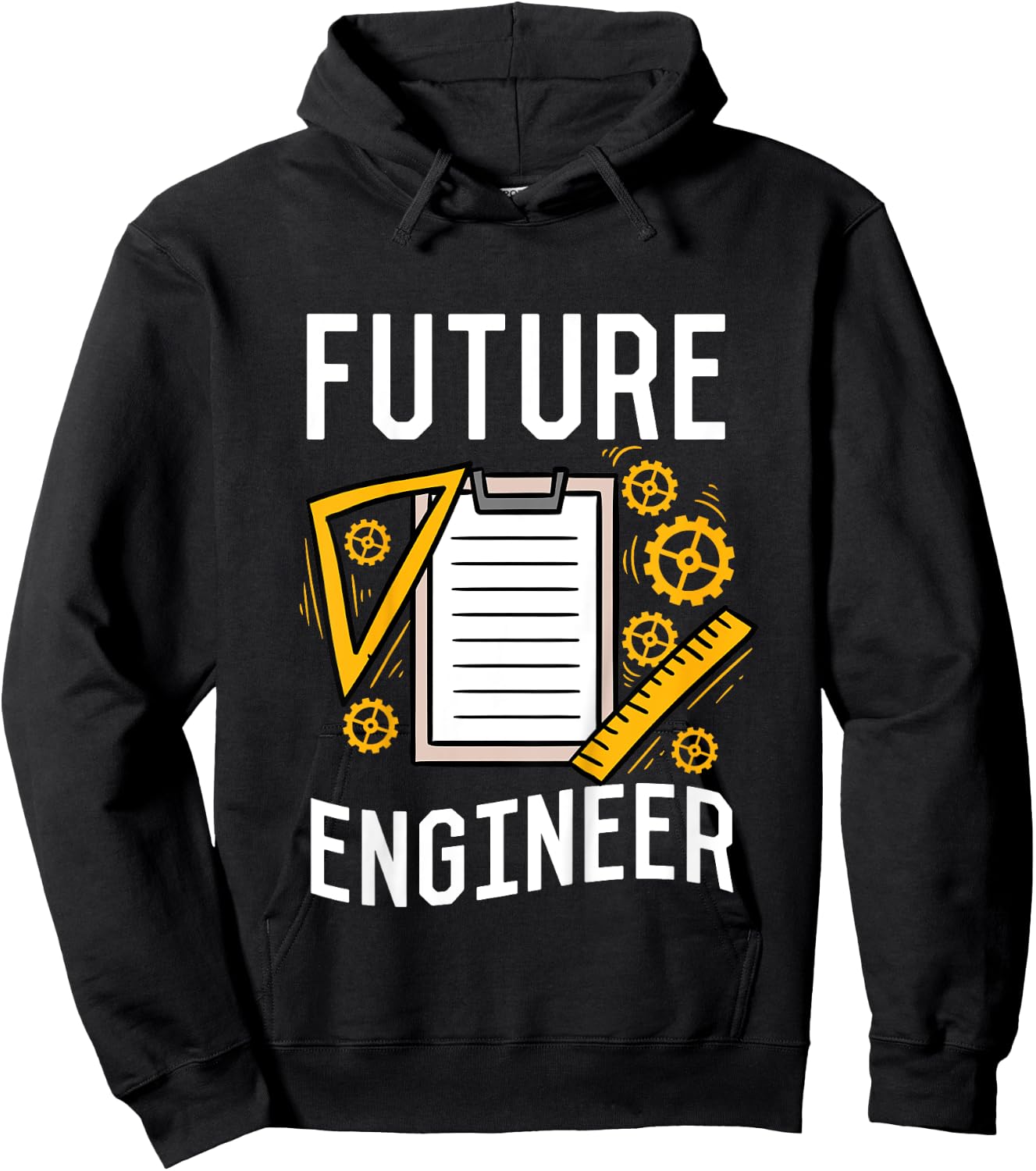 Engineering For Girls or Boys Future Engineer Hoodie - Hoodie | Black