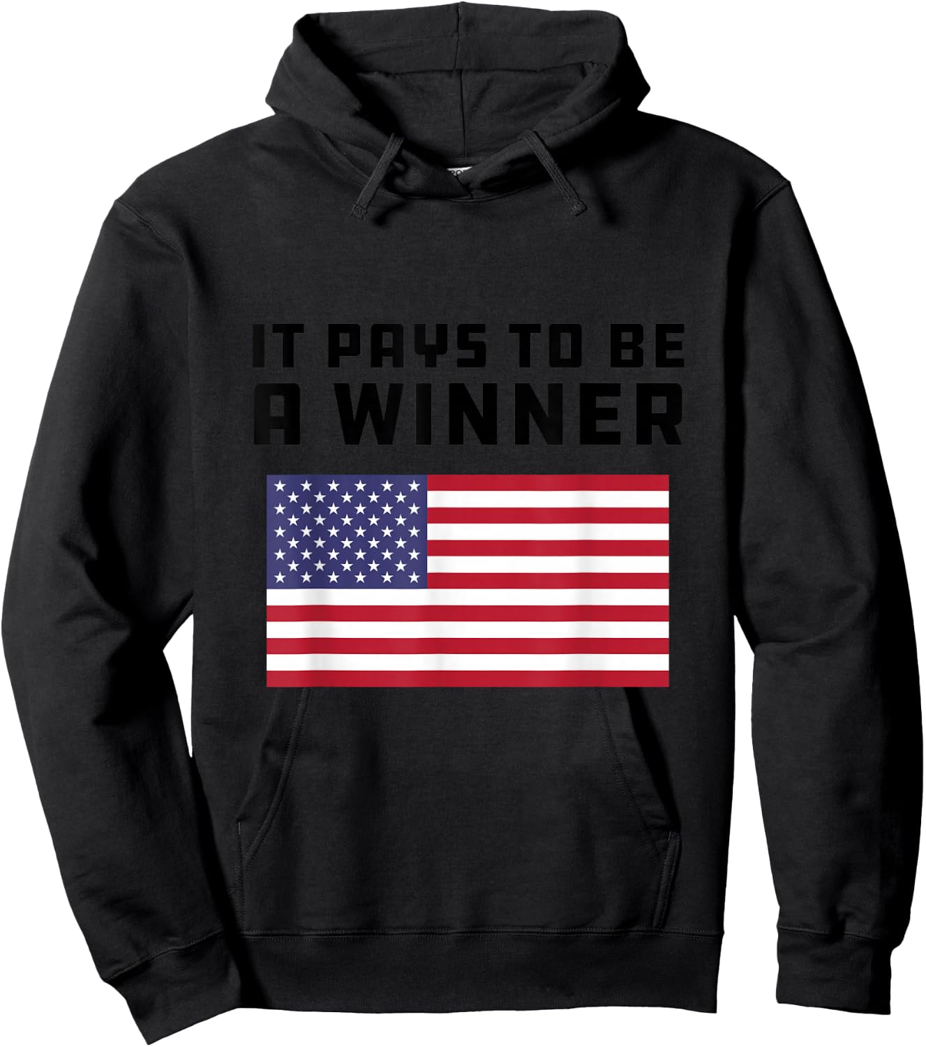 It Pays To Be a Winner | Athlete Military Special Forces Hoodie - Hoodie | Black