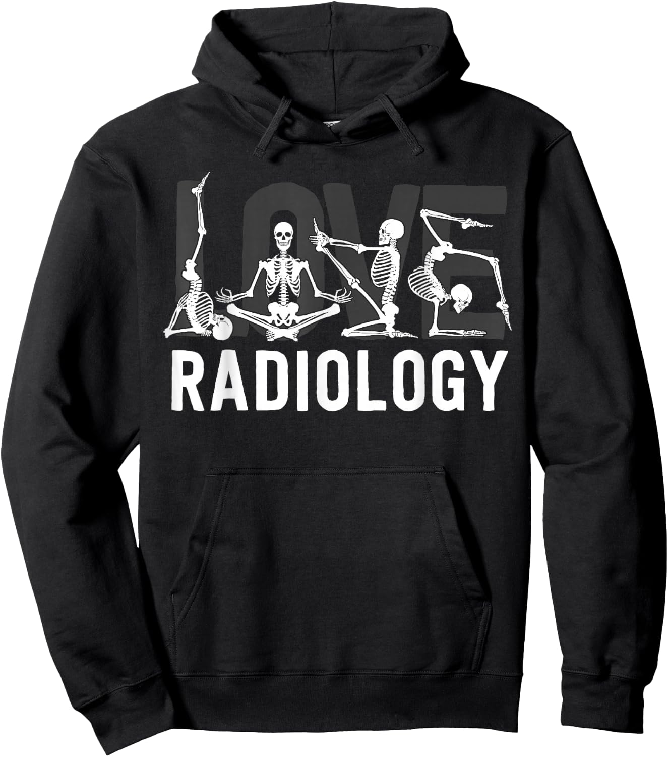 Love Radiology Tech Gifts Radiologist X-Ray Technologist Hoodie - Hoodie | Black