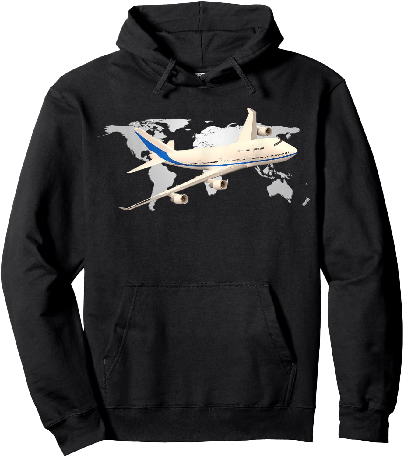 747 Hoodie - Hoodie | Black