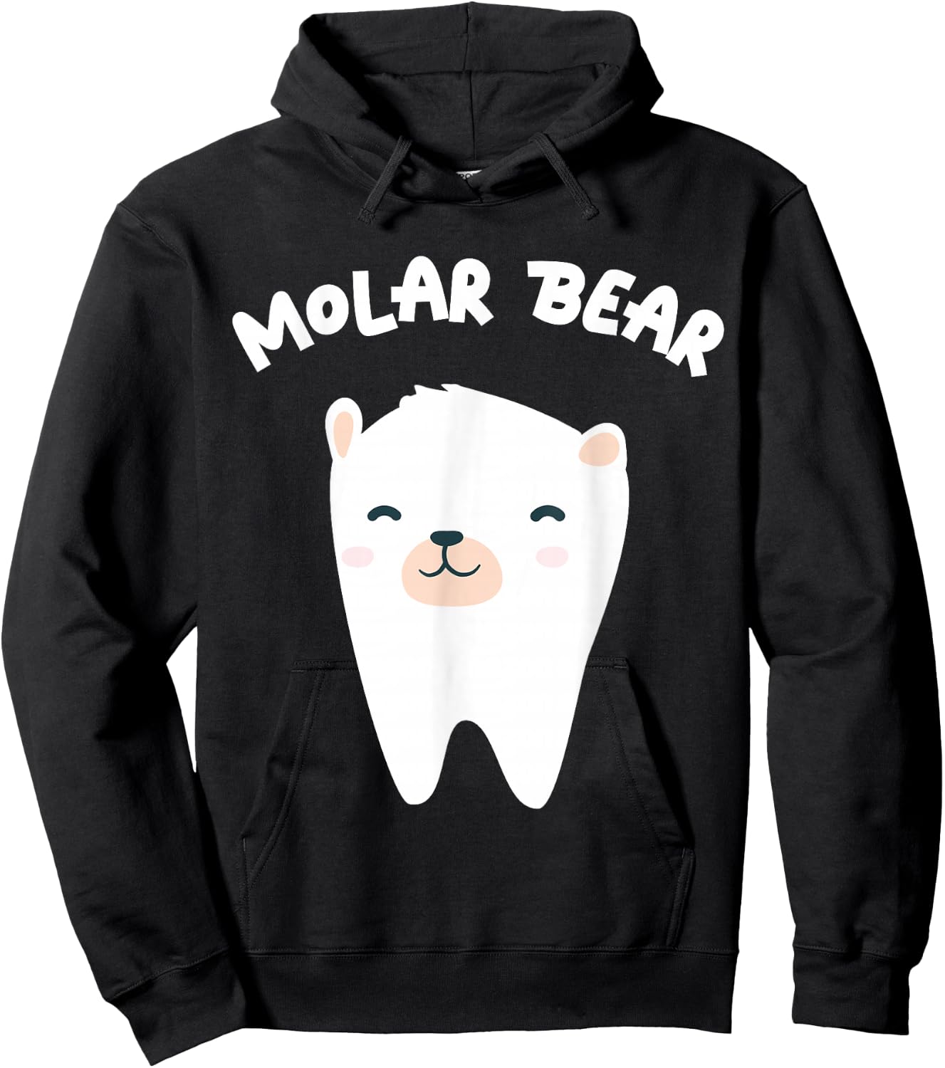 Molar Bear Dentist Dental Care Hoodie - Hoodie | Black