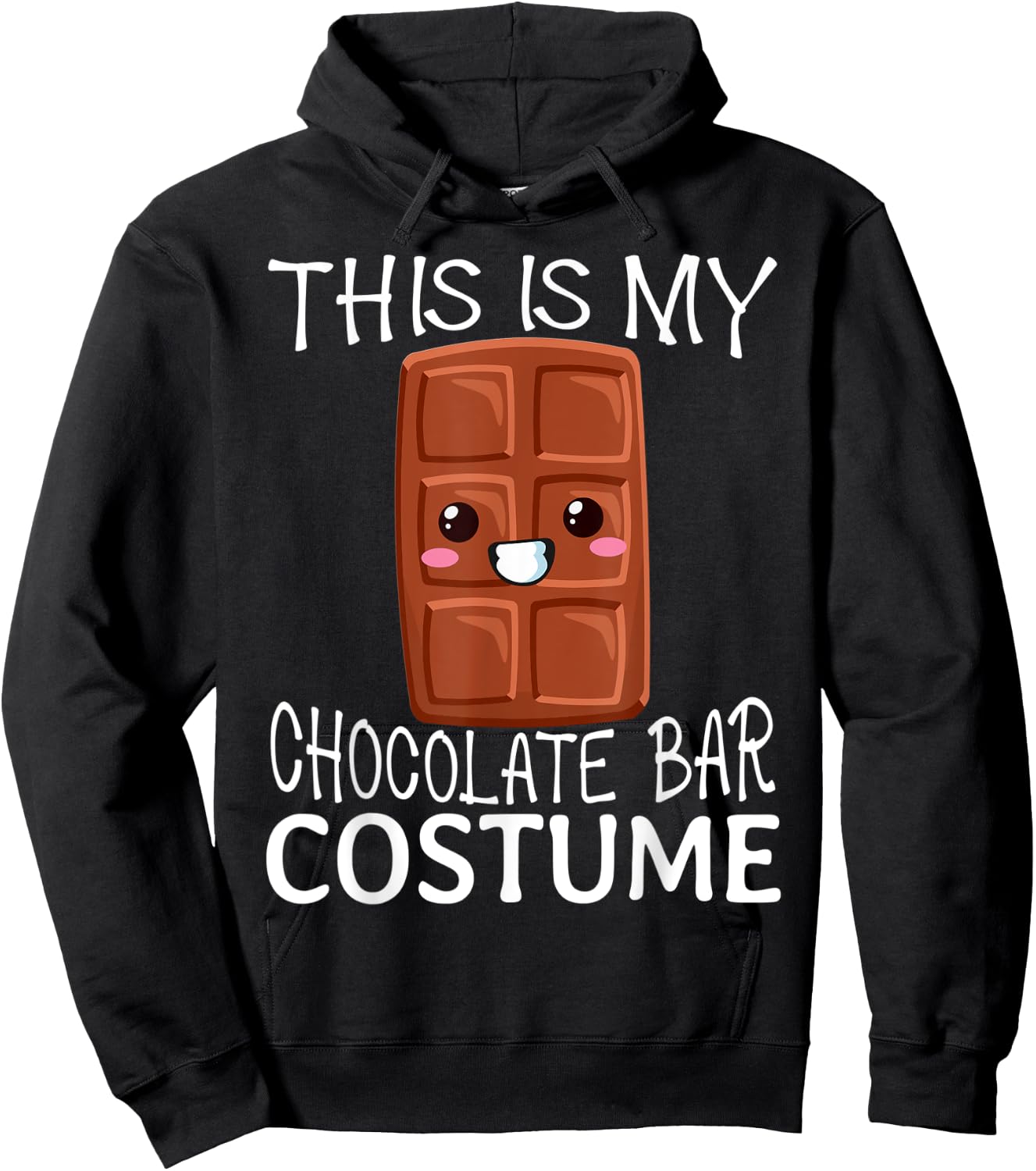 Smores Chocolate Bar Camping Kawaii Halloween Group Costumes Hoodie - Hoodie | Black