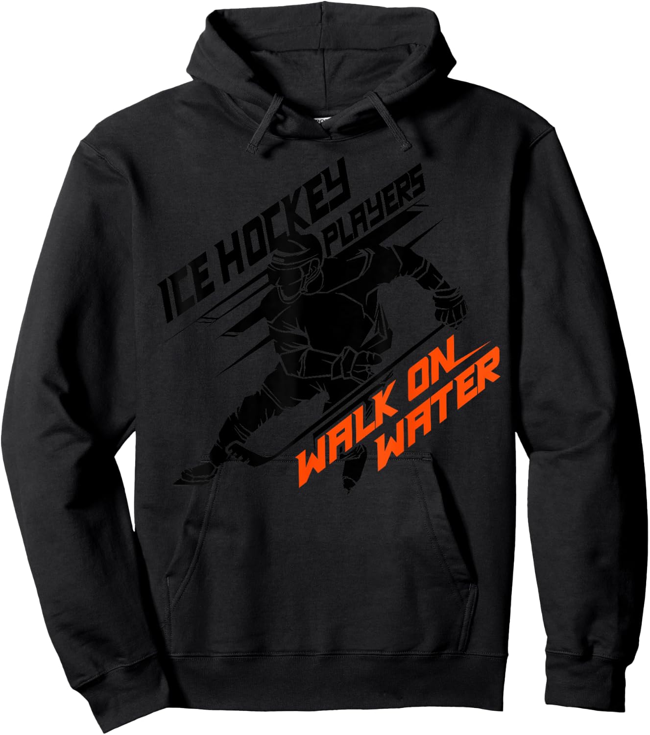Ice Hockey Players Walk on Water - Superpower Gift Hoodie - Hoodie | Black