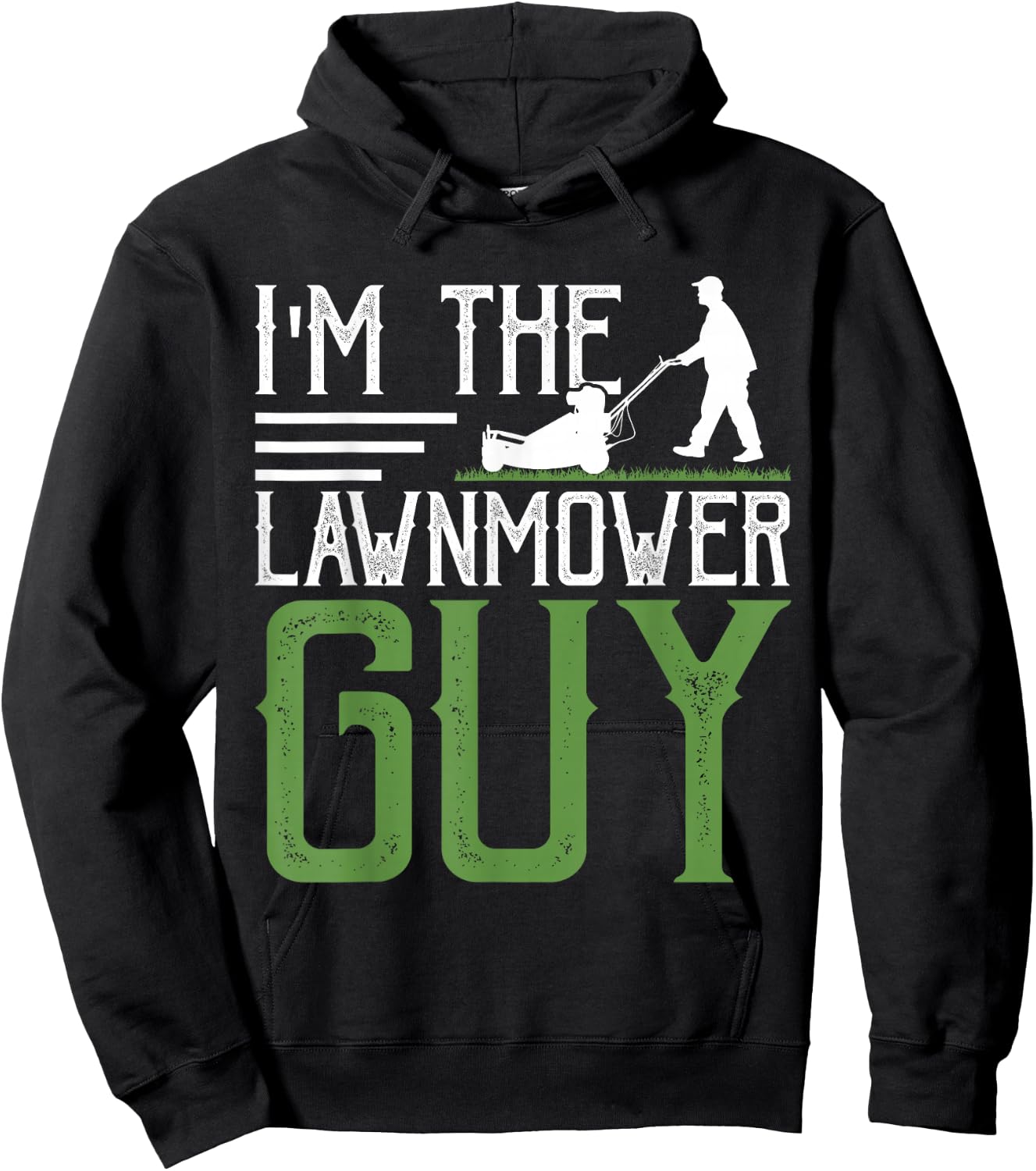 Gifts Lawn Mower & Landscaper Clothing by DMTRY I'm The Lawnmower Guy Hoodie - Hoodie | Black