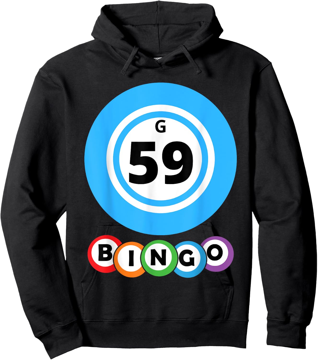 Lucky Bingo G59 Group Bingo Costume Hoodie - Hoodie | Black
