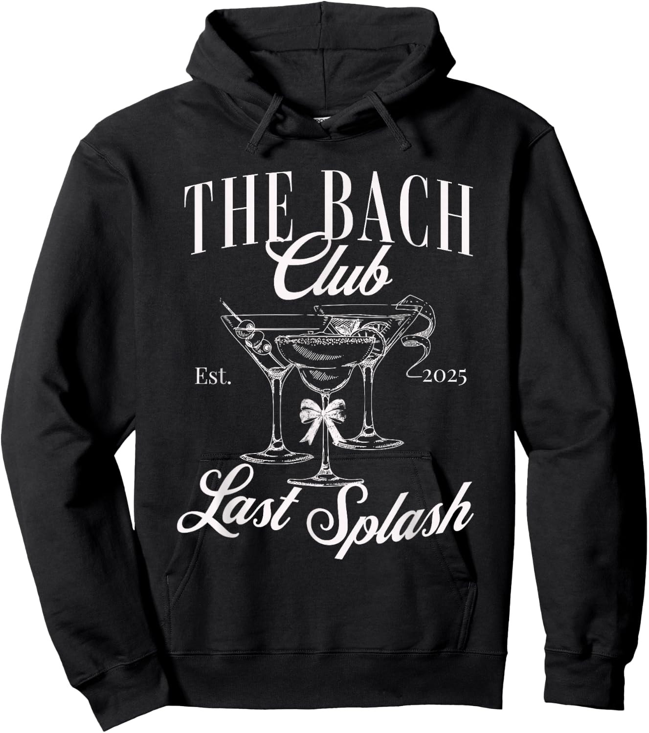 The Bach club 2025 Last Splash Bachelorette girls trip Hoodie - Hoodie | Black