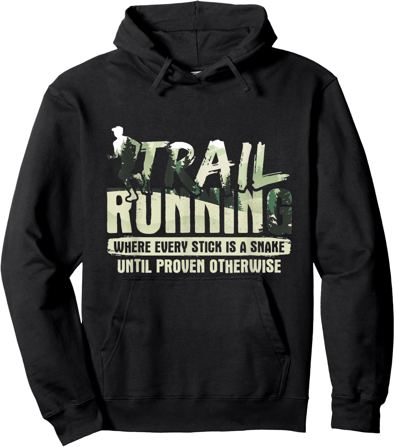 Trailrunning For Trail Runner Hoodie - Hoodie | Black