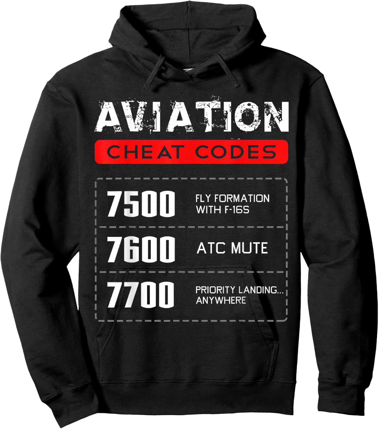 Aviation Cheat Codes Gift, Aviation Gift, Pilogift Hoodie - Hoodie | Black