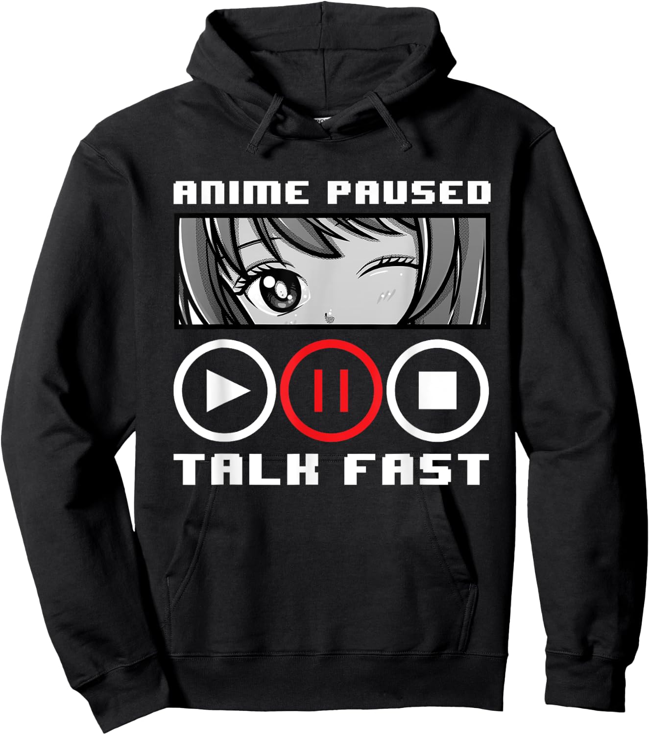 Anime Art Women Teen Girls Anime Merch Anime Lovers Hoodie - Hoodie | Black