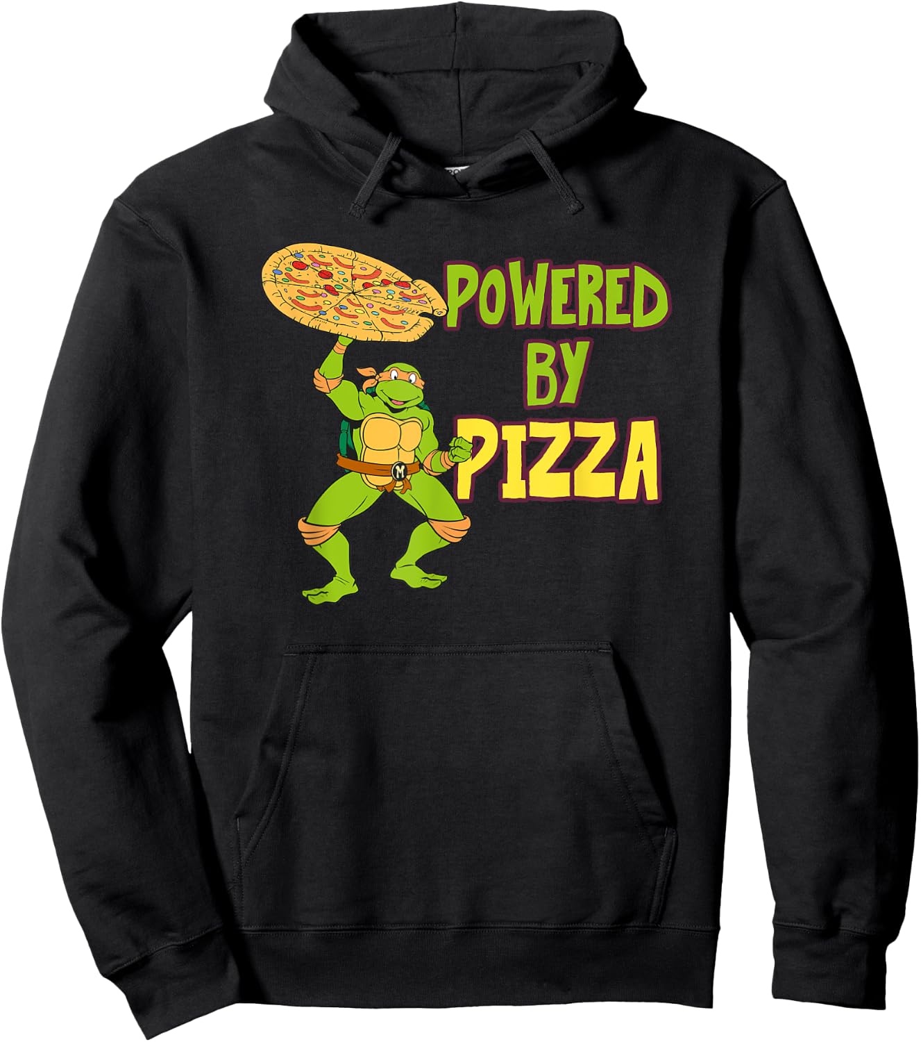 Michelangelo - Powered by Pizza Hoodie - Hoodie | Black