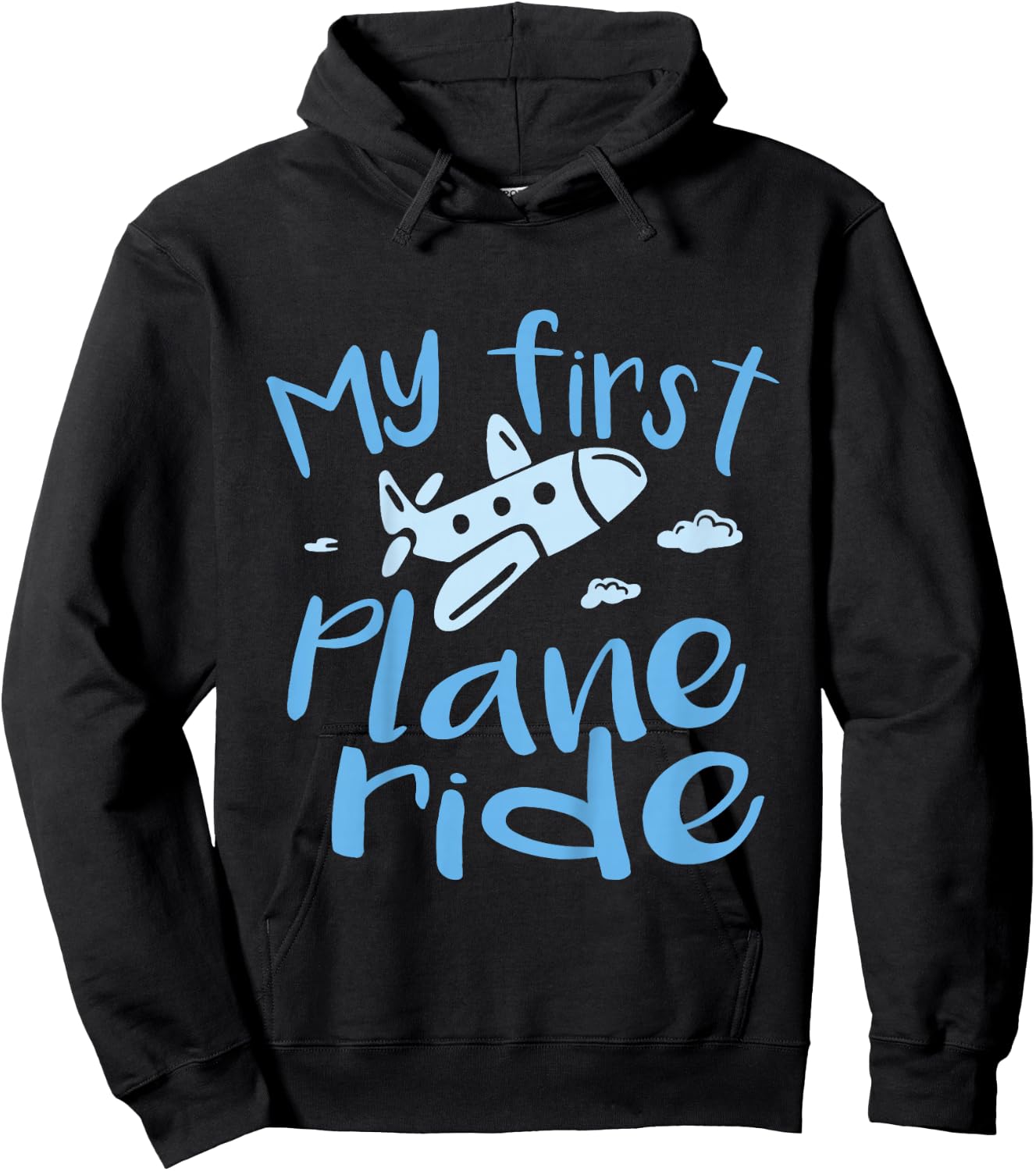 Kids My first plane ride Hoodie - Hoodie | Black