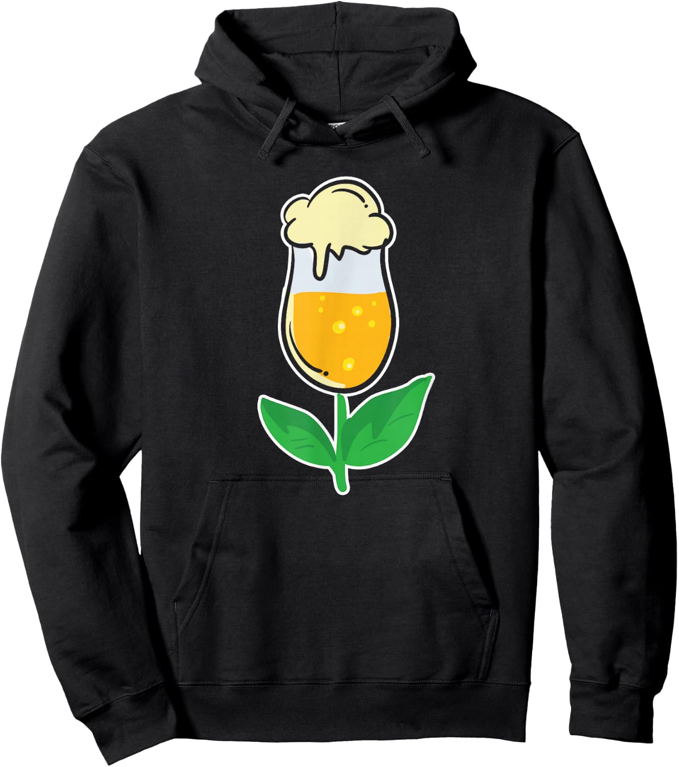 Tulip Glass Beer Alcohol Beer Lovers Women MP Hoodie - Hoodie | Black