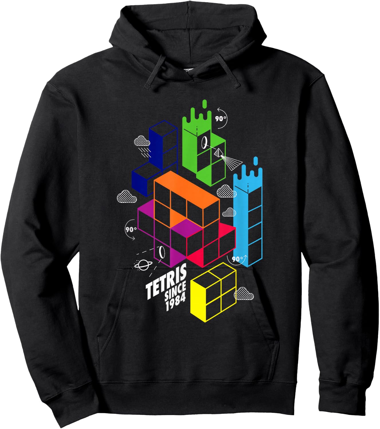 Tetris - Play All Day! Hoodie - Hoodie | Black