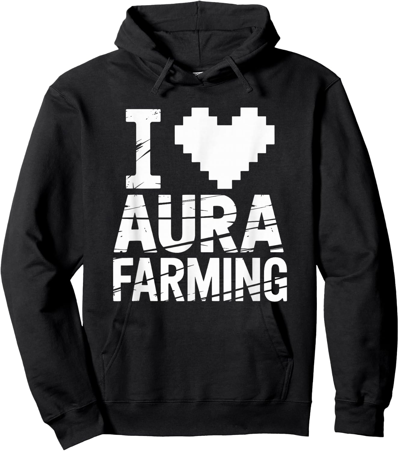 I Love Aura Farming Meme Aura Farmer Funny Memes Gen-Z Memes Hoodie - Hoodie | Black
