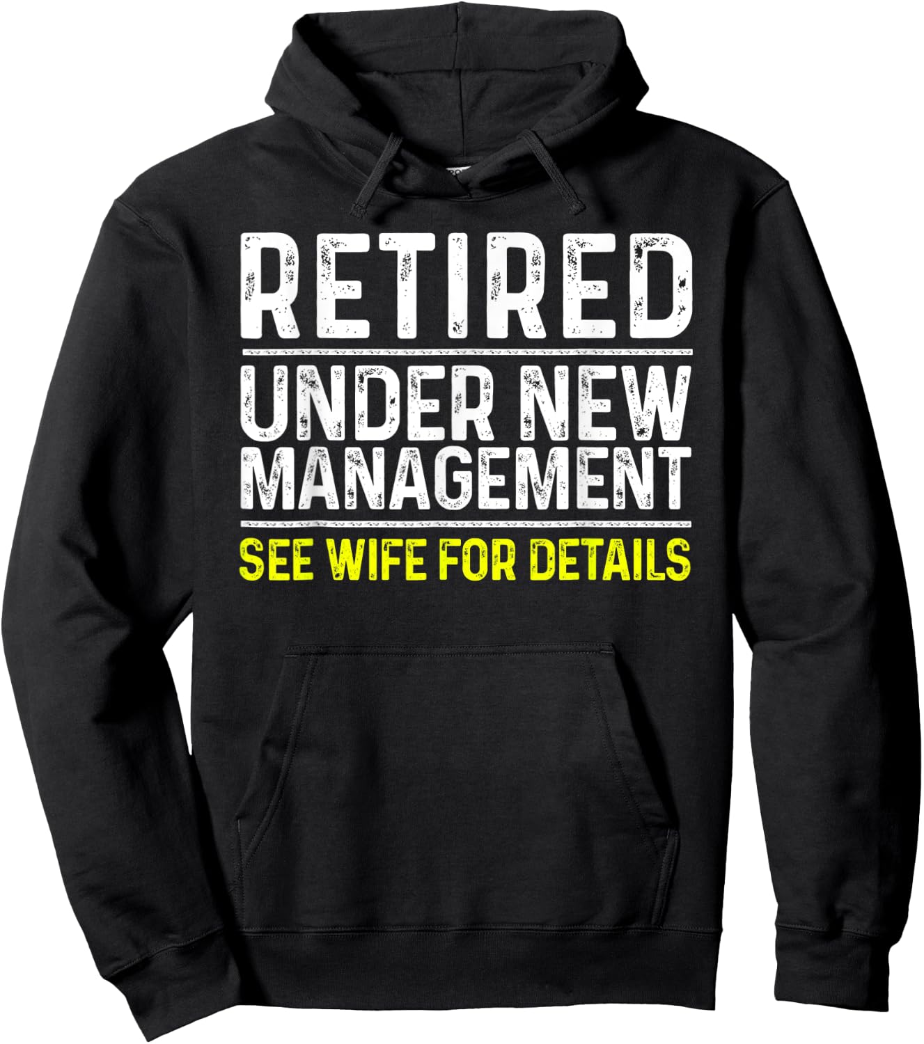 Funny Retirement Design Men Male Dad Retiring Party Humor Hoodie - Hoodie | Black