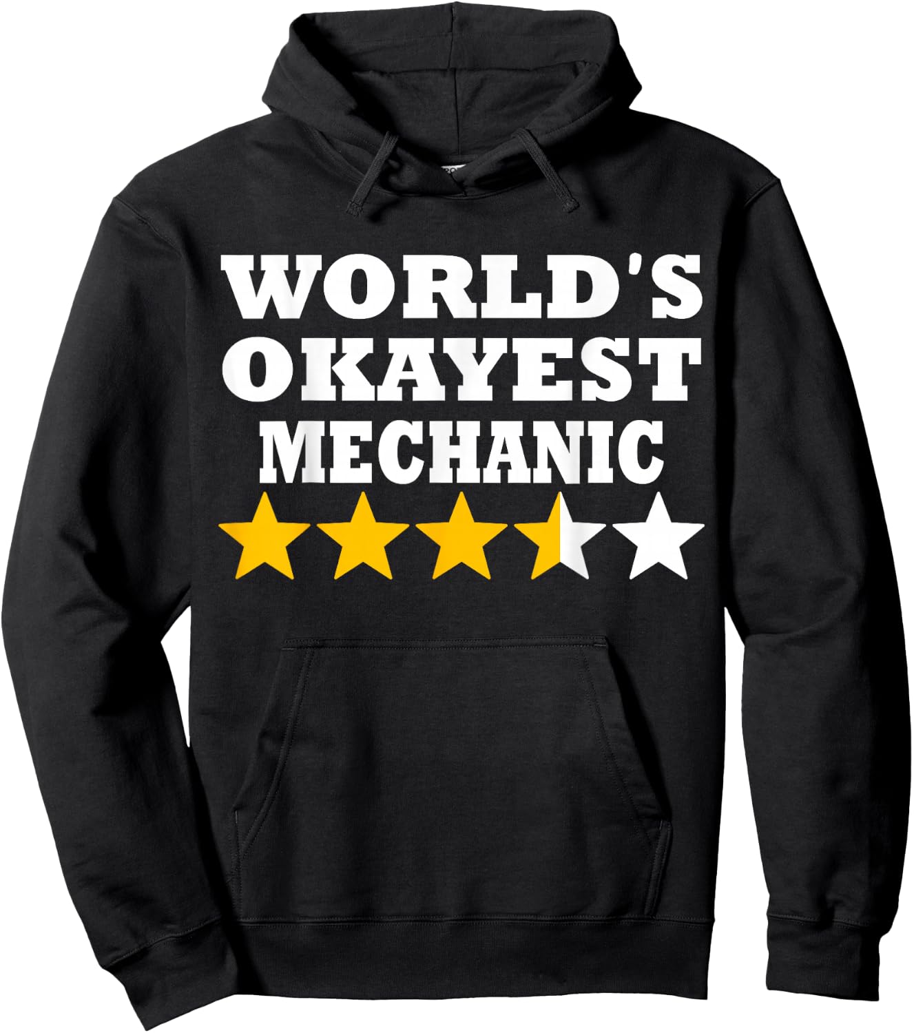 World okayest Mechanic - Funny Mechanic Hoodie - Hoodie | Black