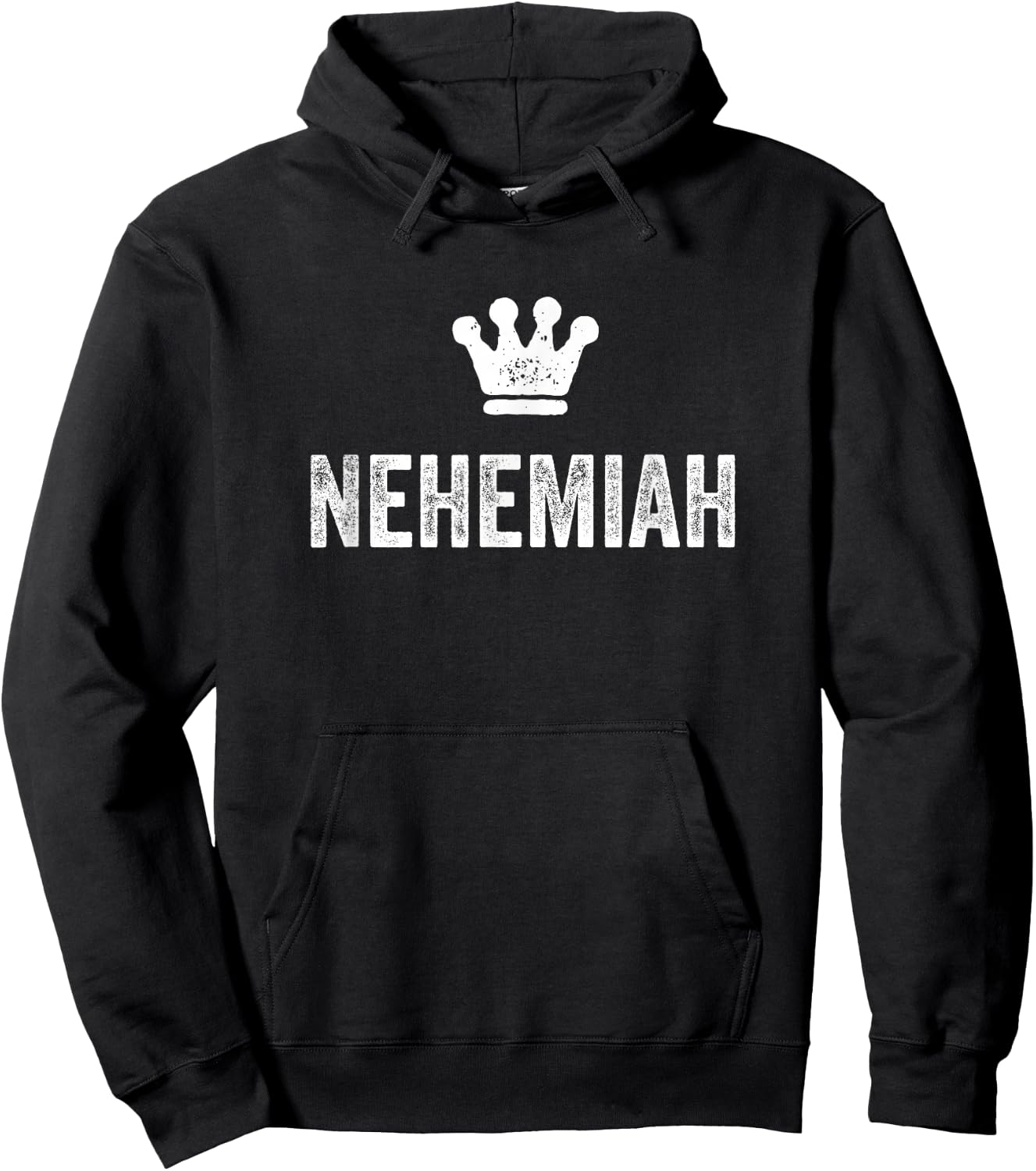 Nehemiah the King / Crown & Name Called Nehemiah Hoodie - Hoodie | Black