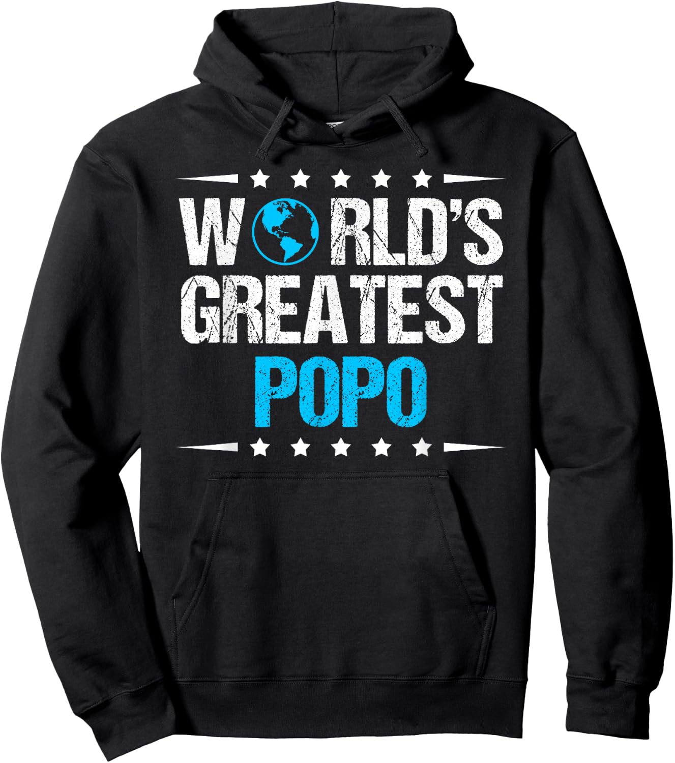 World's Greatest Popo Hoodie - Hoodie | Black