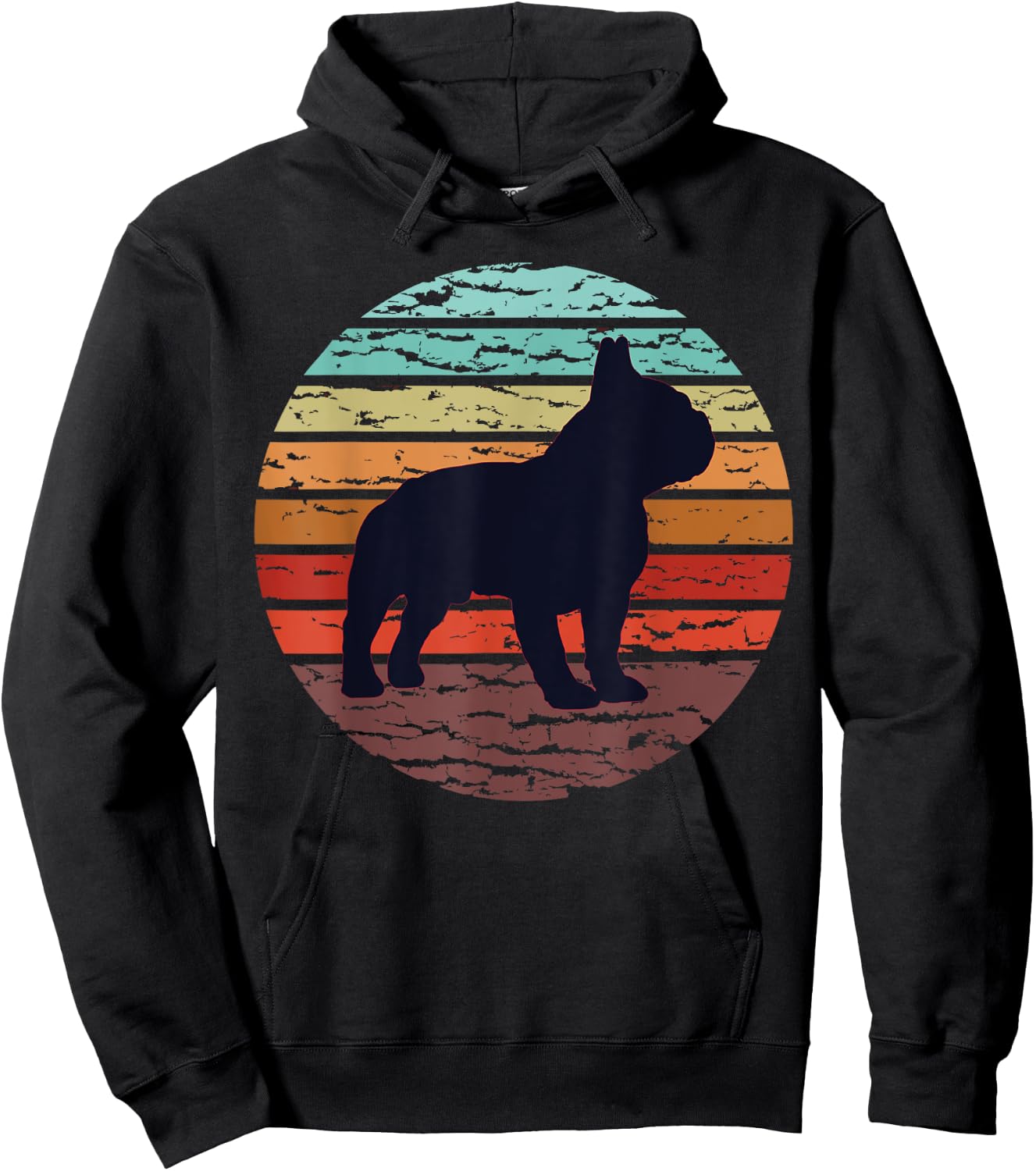 French Bulldog Frenchie Dog Women Girls Kids Hoodie - Hoodie | Black