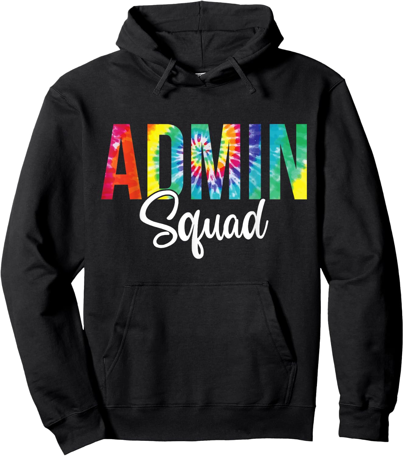 Admin Squad School Admin Assistant Principal Administrator Hoodie - Hoodie | Black