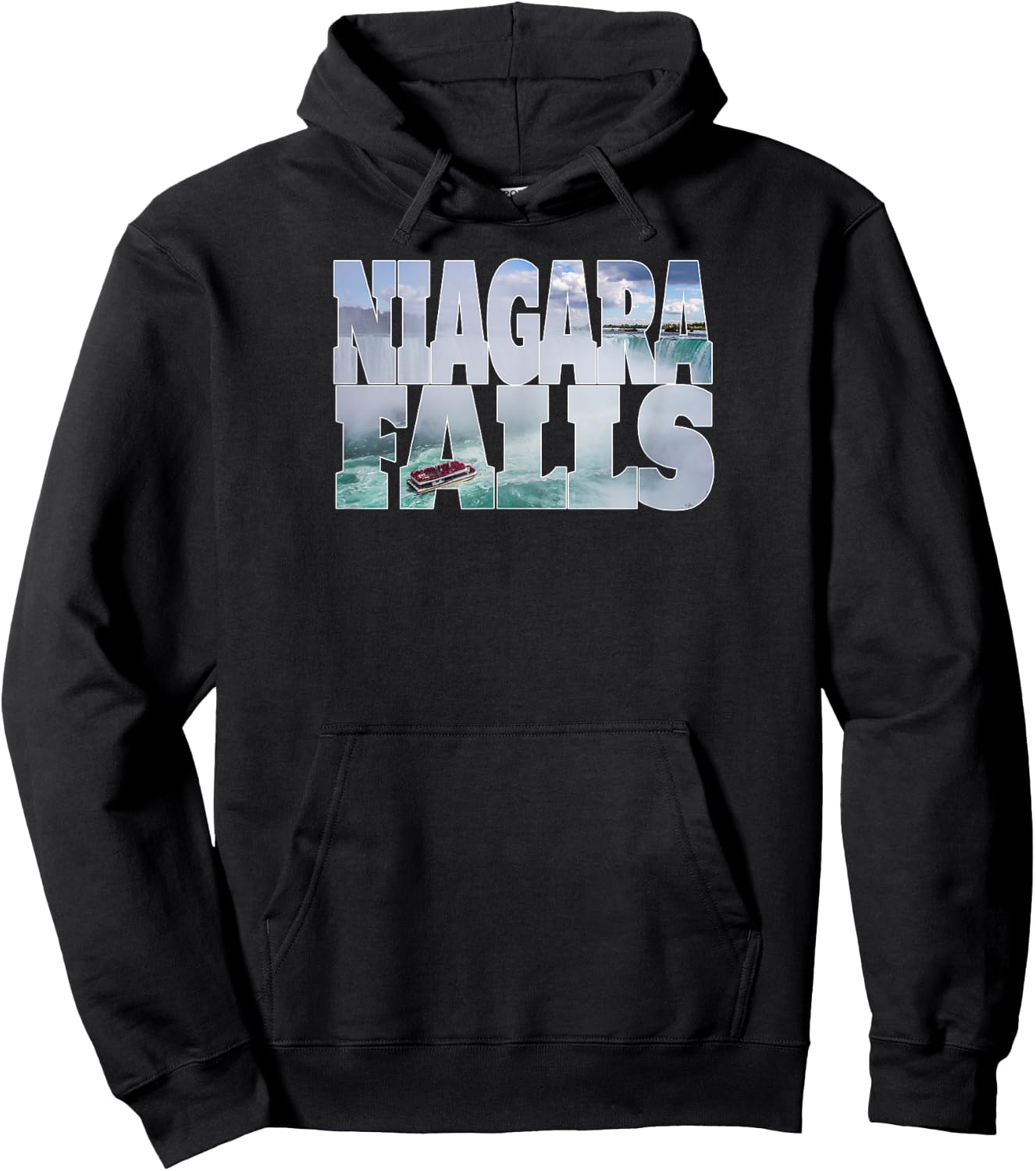 Niagara Falls Maid of Mist Waterfall Boat Tourist Souvenir Hoodie - Hoodie | Black