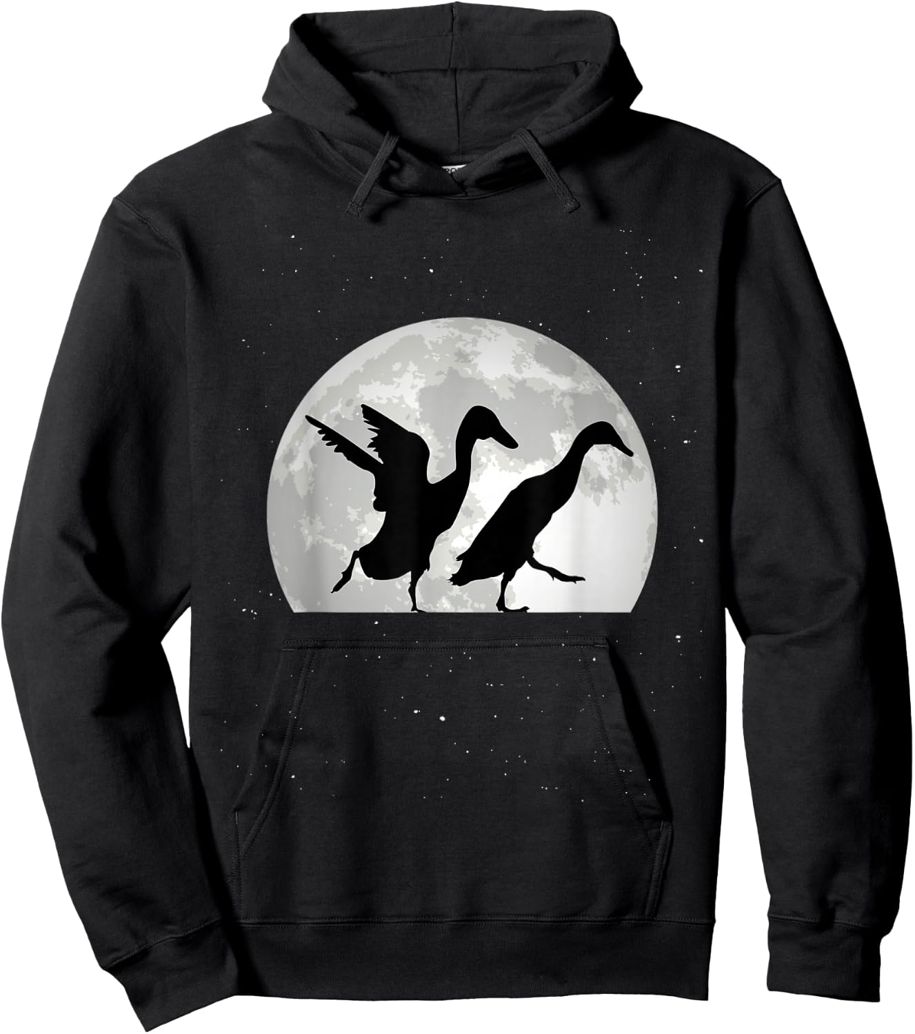 Running Duck Moon Runner Duck Hoodie - Hoodie | Black