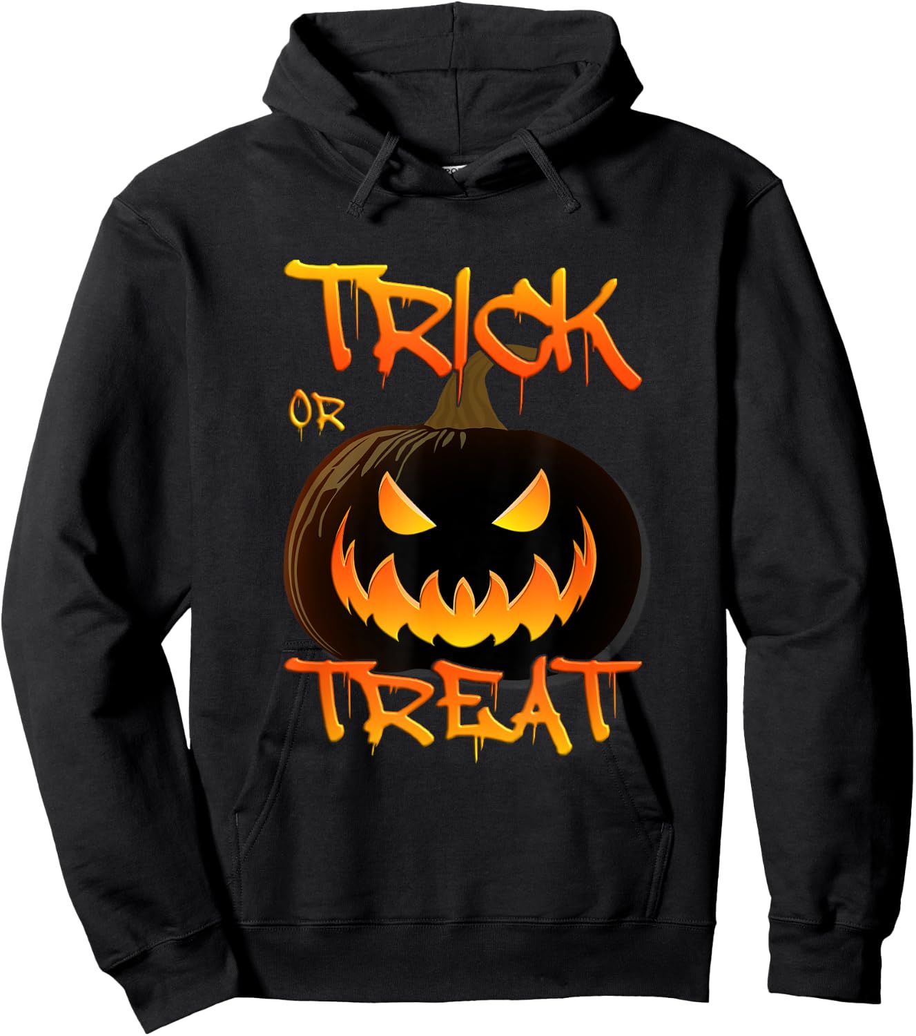 Halloween pumpkin trick or treat costume fancy dress Hoodie - Hoodie | Black