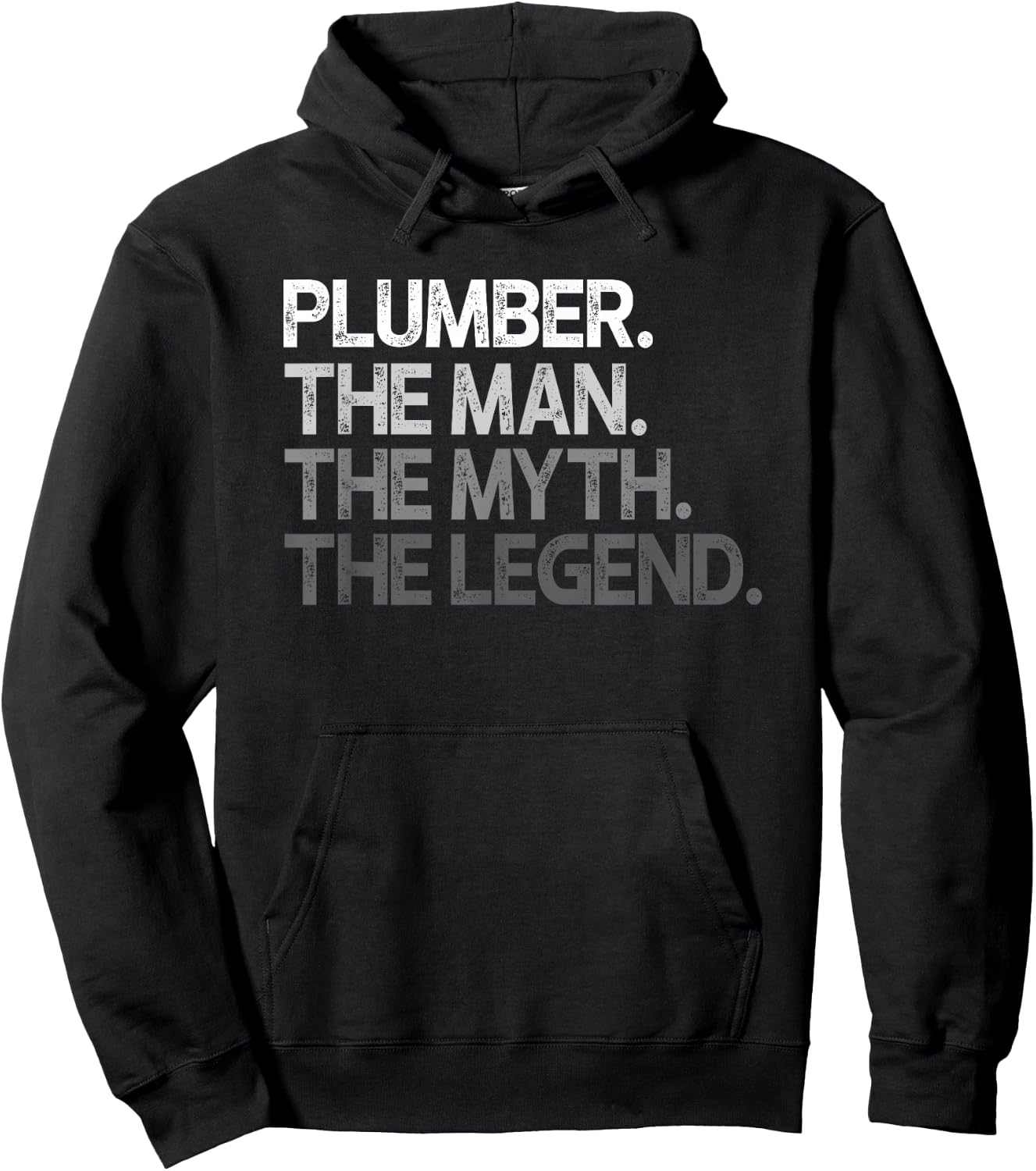 Plumber Gift The Man Myth Legend Hoodie - Hoodie | Black