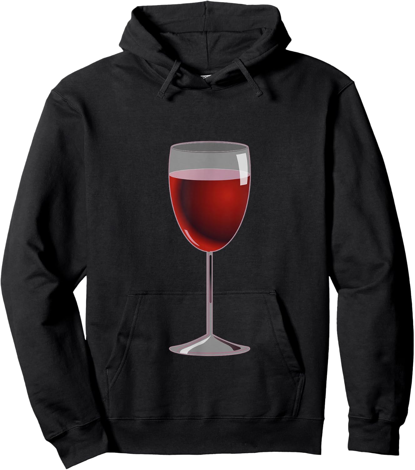 Wine Glass Costume Matching Cheese Wedge Pair Hoodie - Hoodie | Black