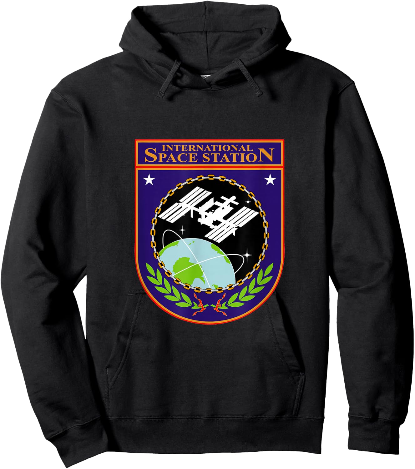 International Space Station NASA ISS Insignia Hoodie - Hoodie | Black