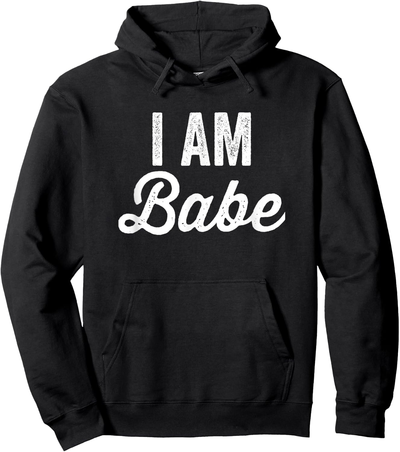 Matching Couples If Lost Return To Babe I Am Babe Hoodie - Hoodie | Black
