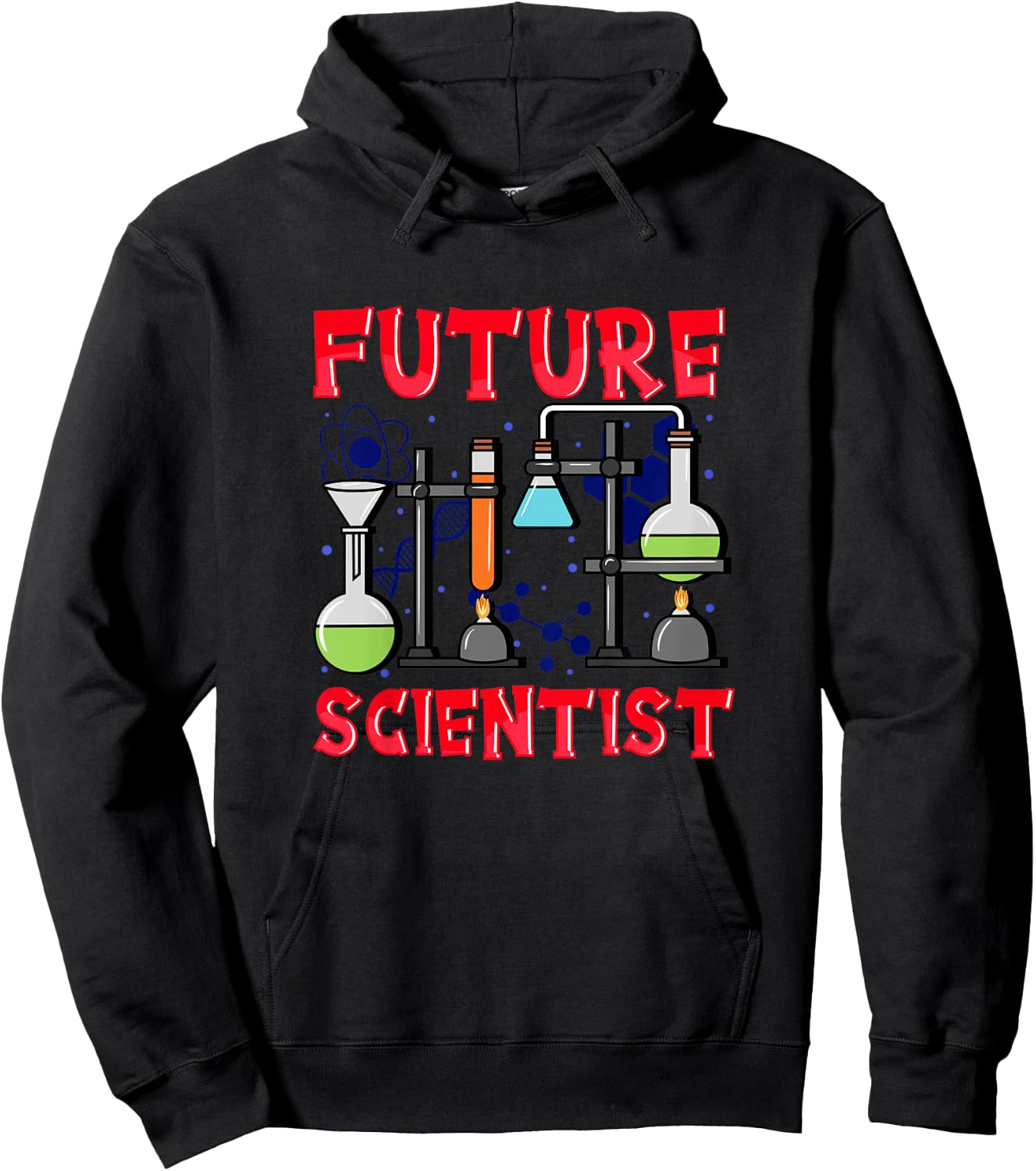 Kids Junior Future Scientist Science Hoodie - Hoodie | Black