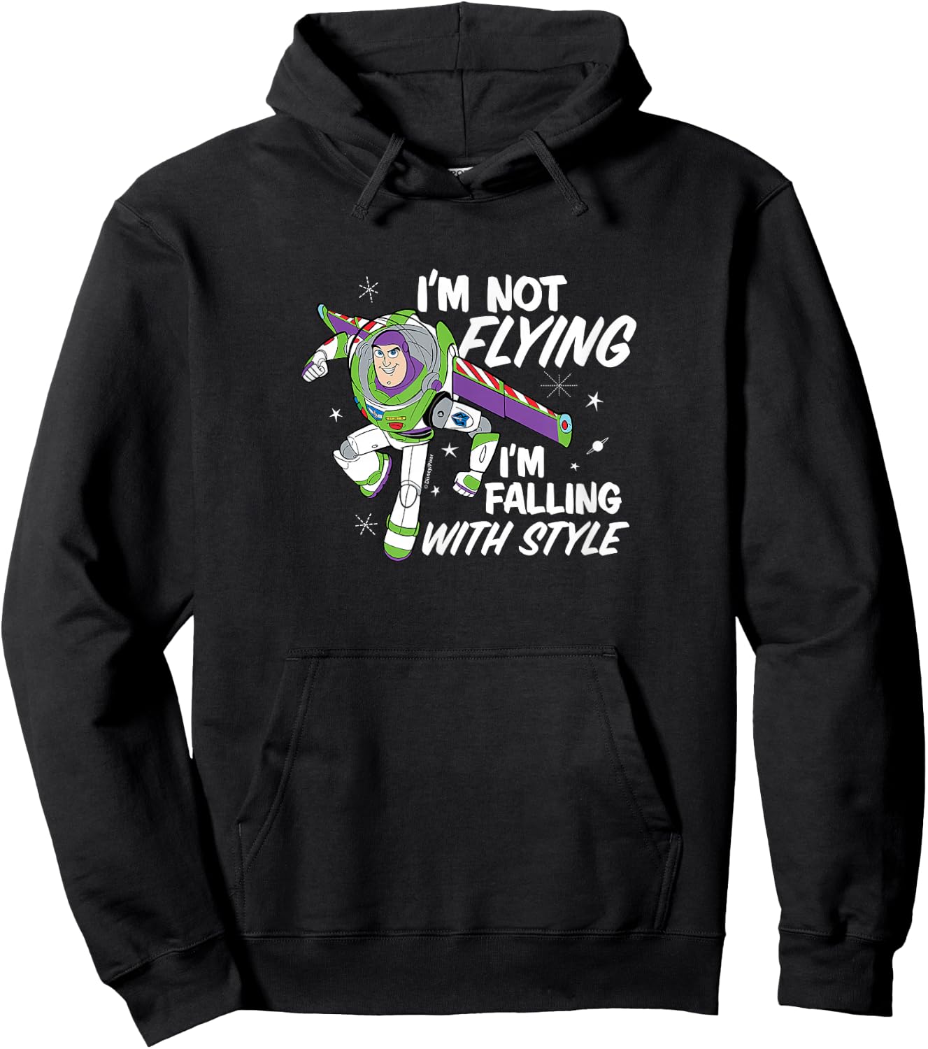 Toy Story - I'm Not flying, I'm Falling With Style Hoodie - Hoodie | Black